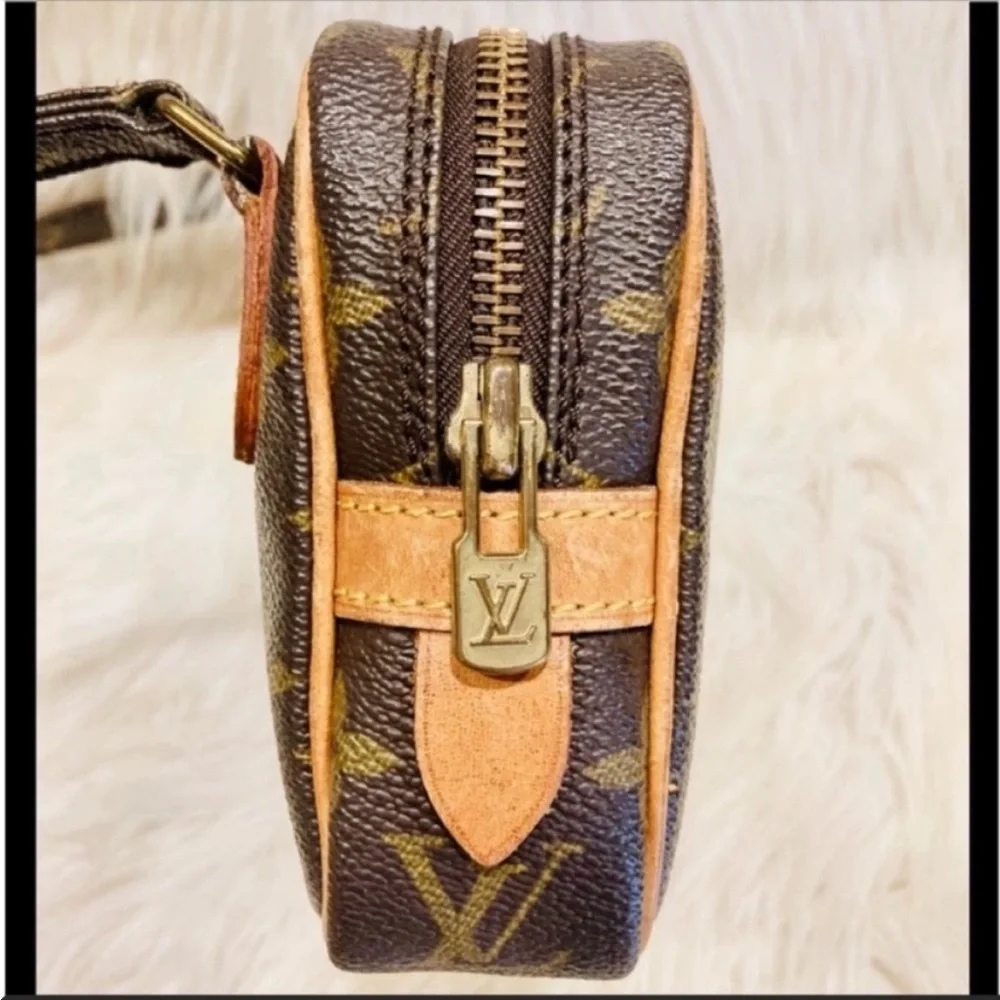 Louis Vuitton Monogram Crossbody Bag in Brown and Tan
